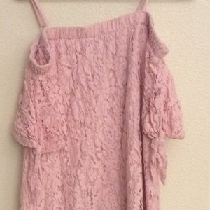 Off the shoulder top with straps